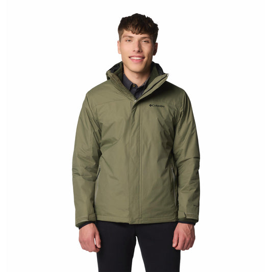 Columbia Mens Green Tunnel Falls II Interchange Jacket