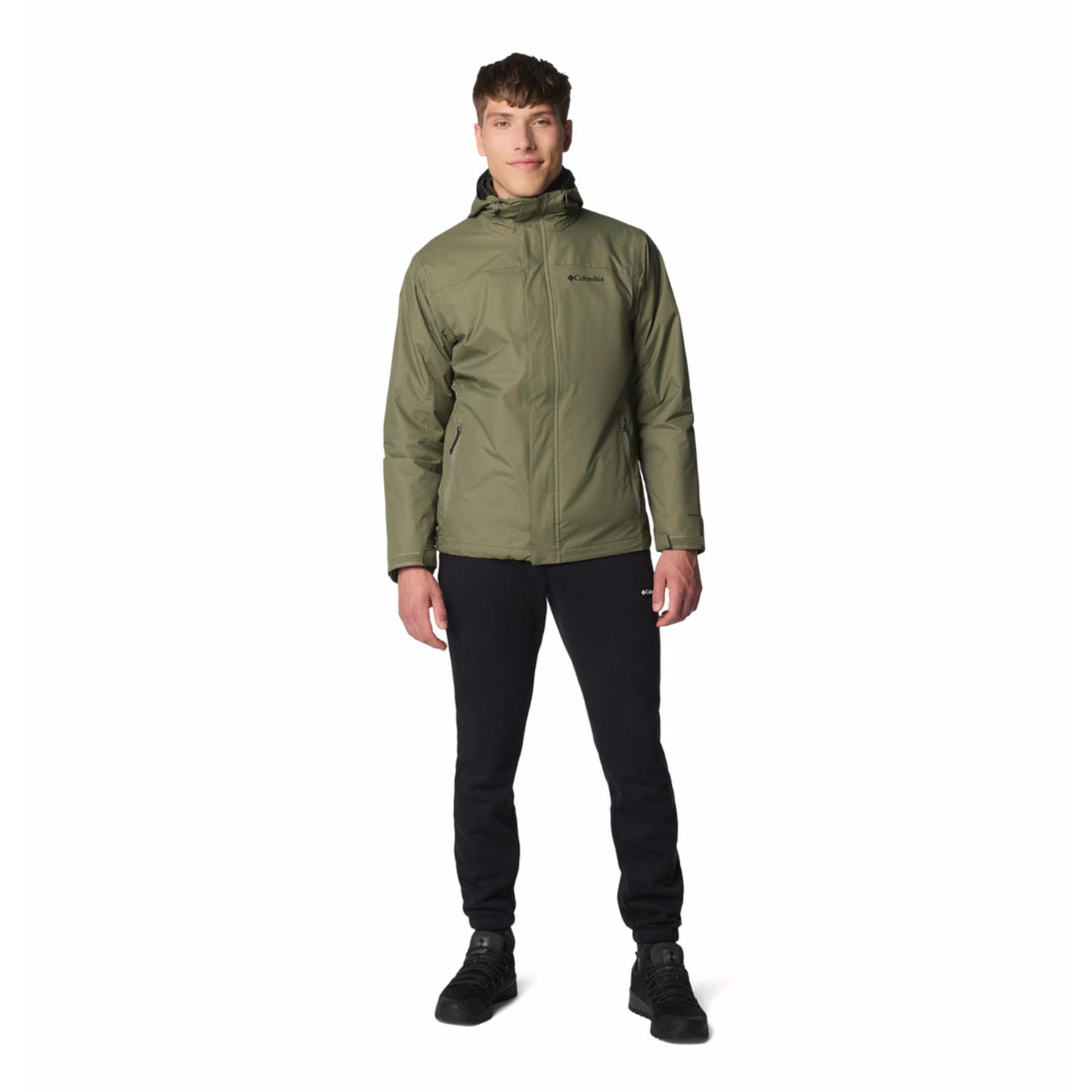Columbia Mens Green Tunnel Falls II Interchange Jacket