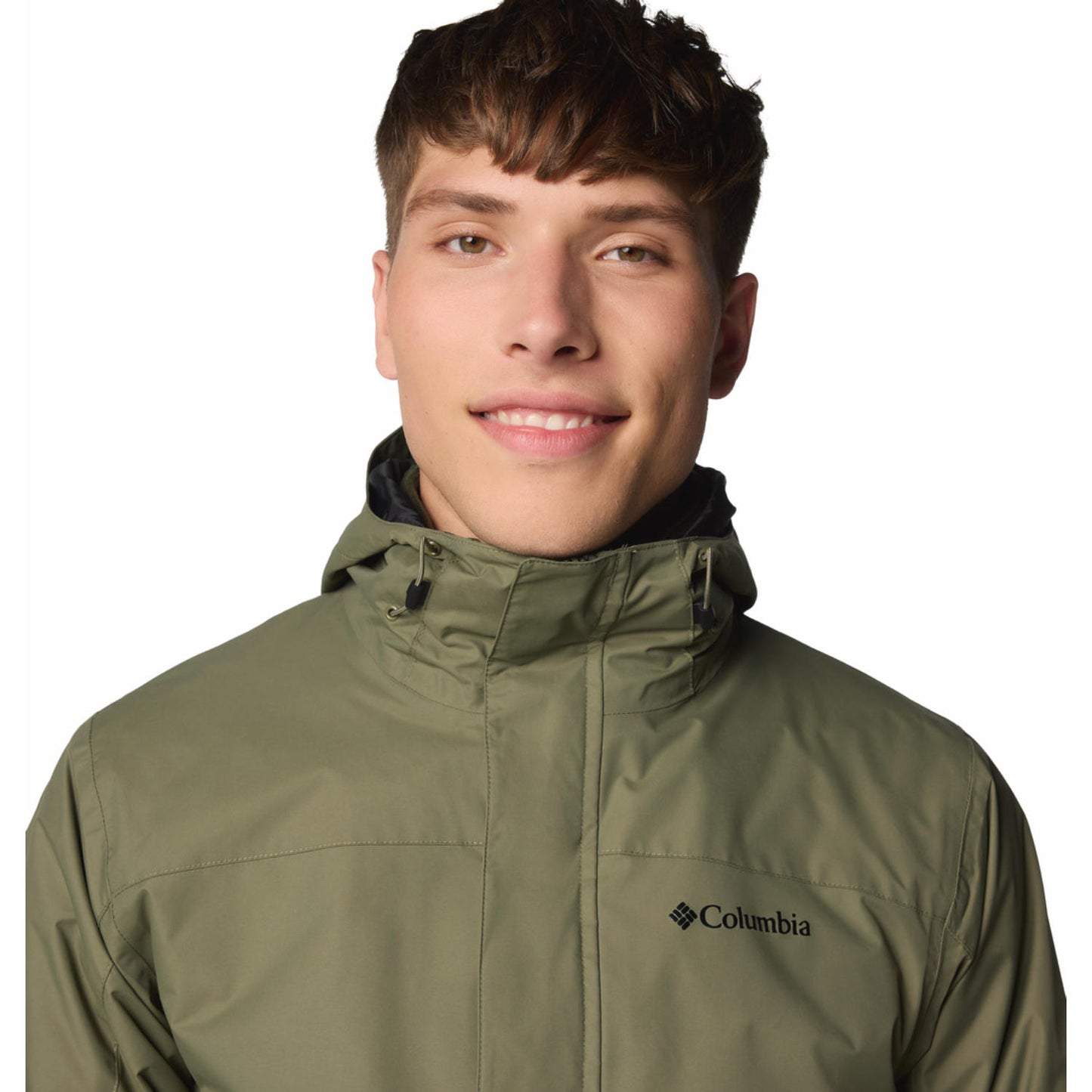 Columbia Mens Green Tunnel Falls II Interchange Jacket