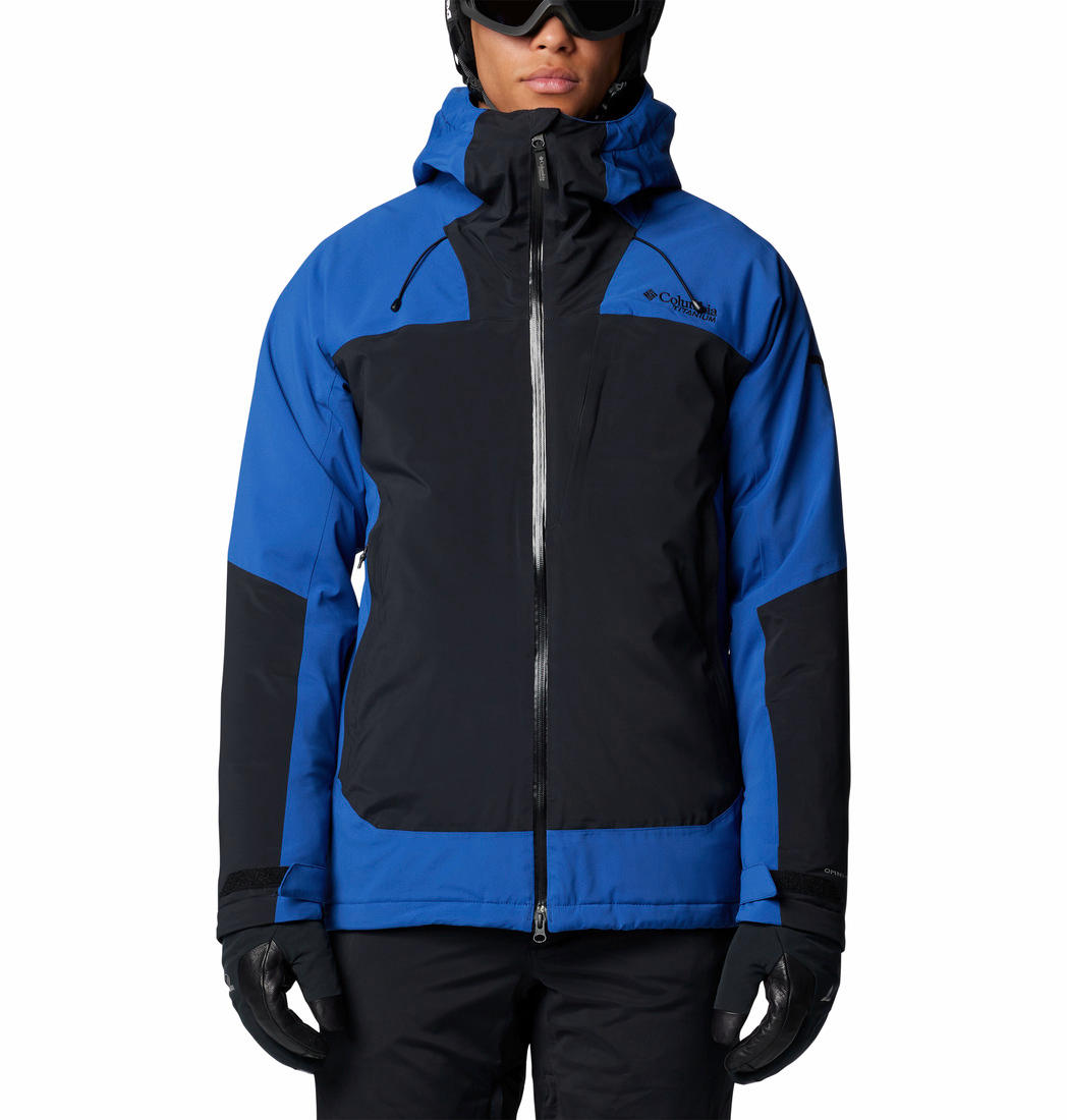 A Men Wearing Columbia Men Black Cirque Bowl Jacket