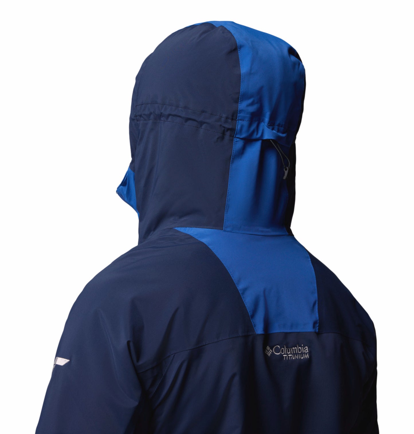 Columbia Men Navy Blue Omni-Heat Inifnity Cirque Bowl Hooded Down Jacket