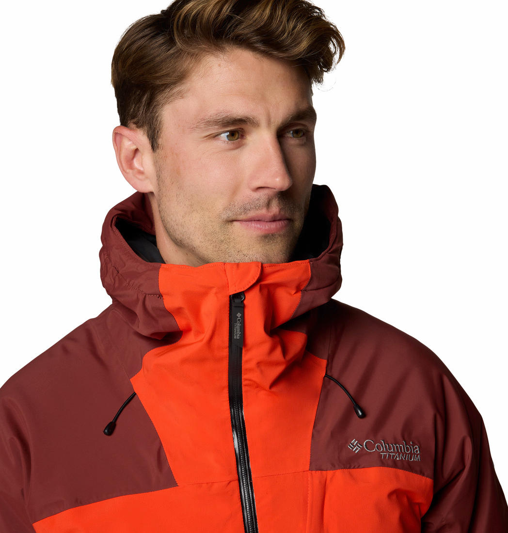 Columbia Mens Red Cirque Bowl Jacket