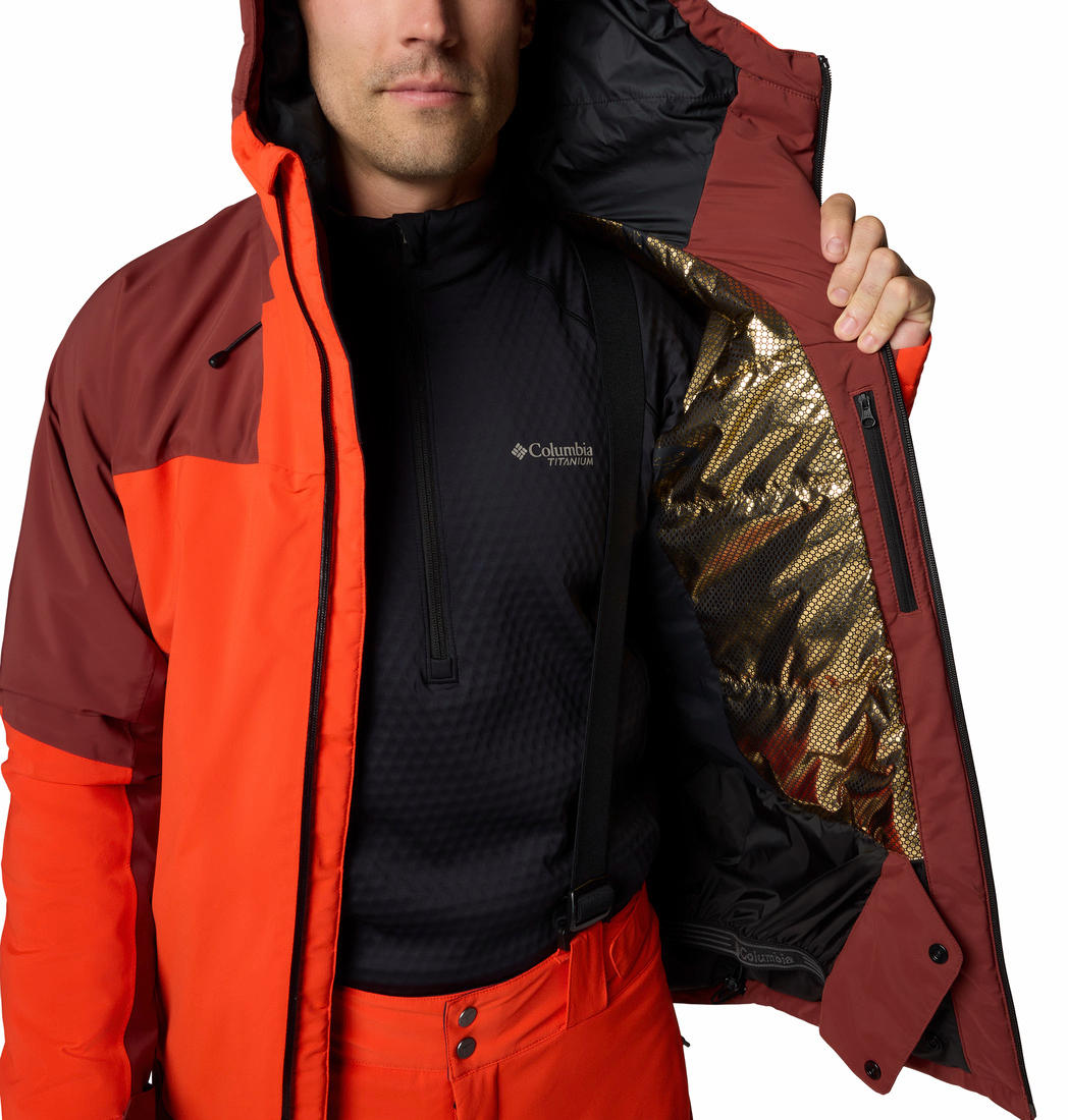 Columbia Mens Red Cirque Bowl Jacket