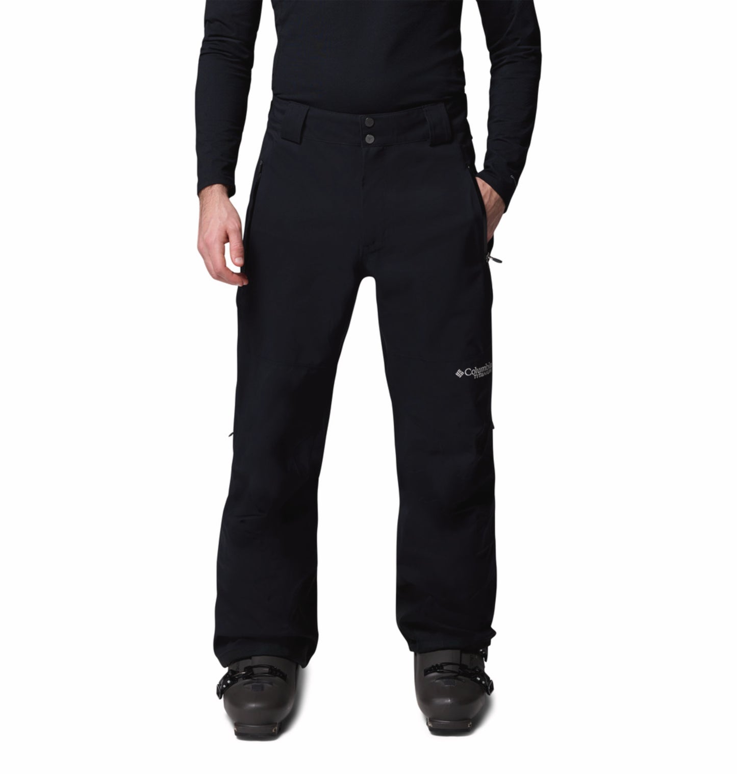 Columbia Men Black OmniTech Platinum Peak II 3L Snow Sports Pant