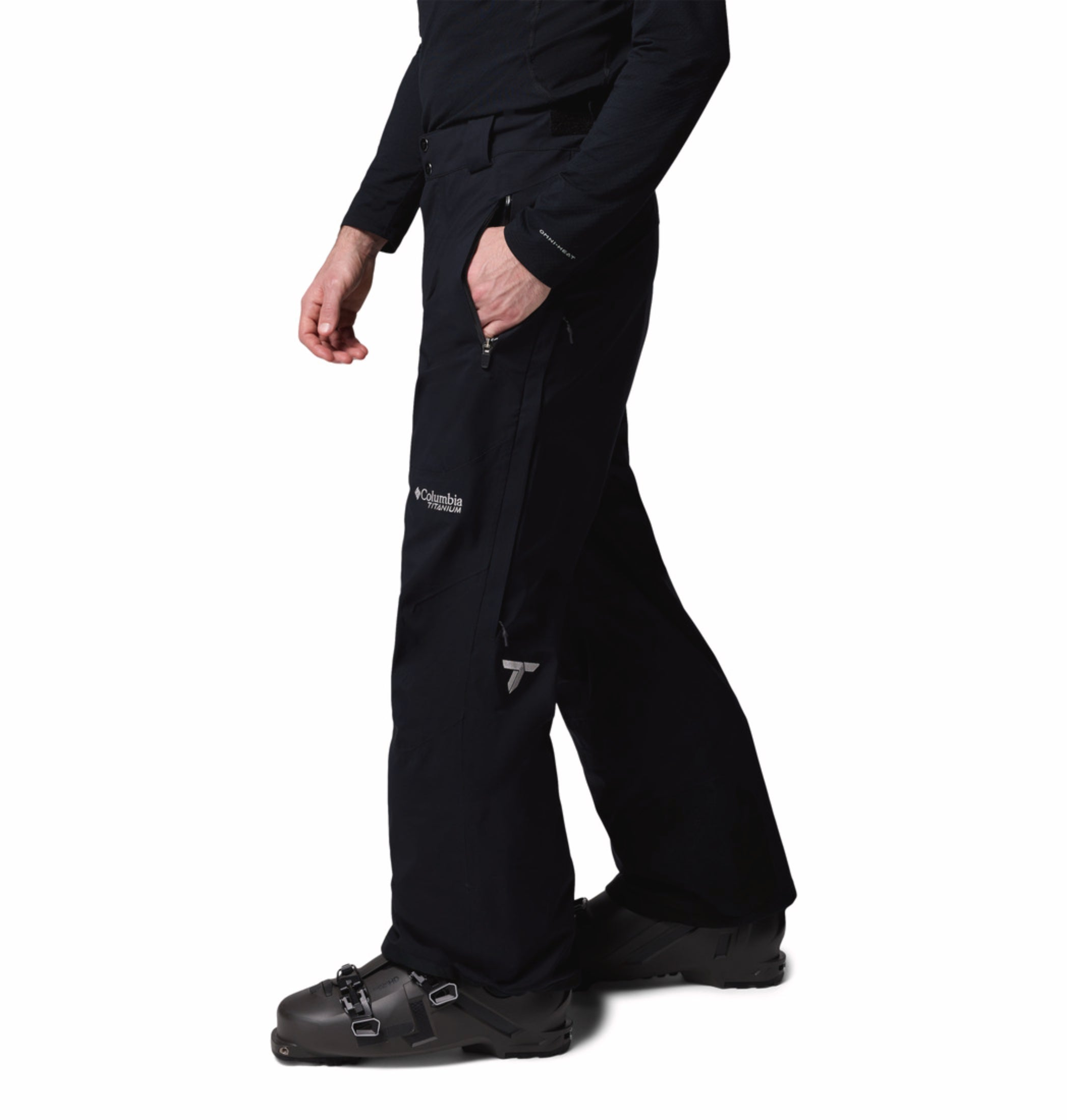 Columbia Men Black OmniTech Platinum Peak II 3L Snow Sports Pant S