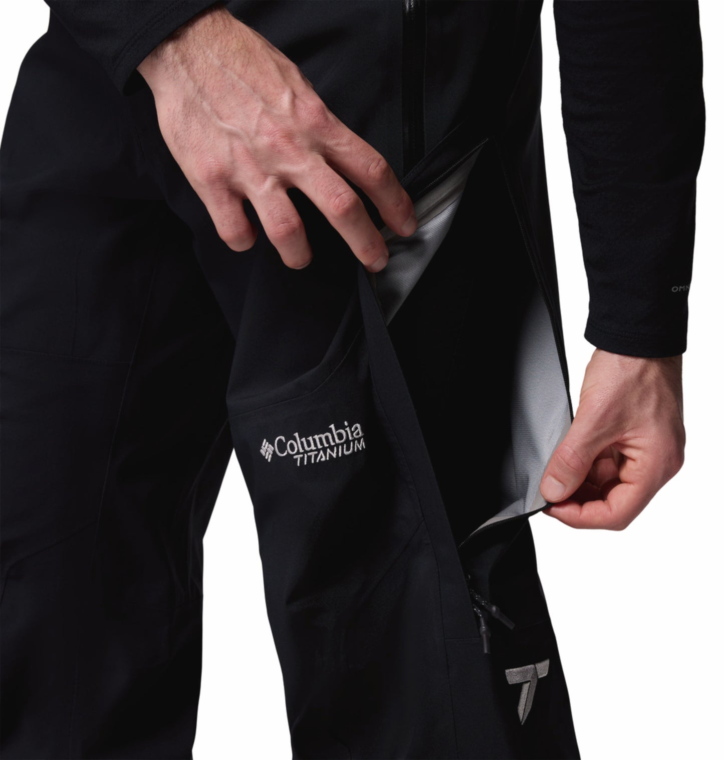 Columbia Men Black OmniTech Platinum Peak II 3L Snow Sports Pant