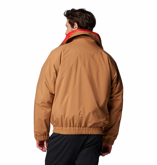 Columbia Mens Brown Powderkeg II Remastered Interchange Jacket
