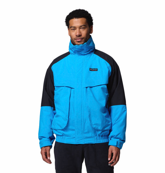 Columbia Men Blue Omni-Tech Powderkeg II Remastered Interchange Jacket (Waterproof)