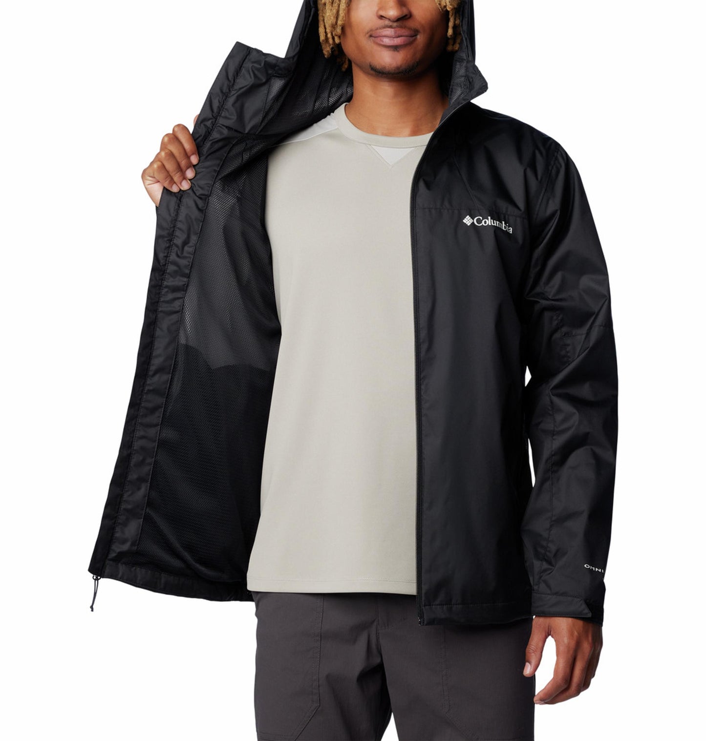 Columbia Men Black Inner Limits III Jacket Waterproof