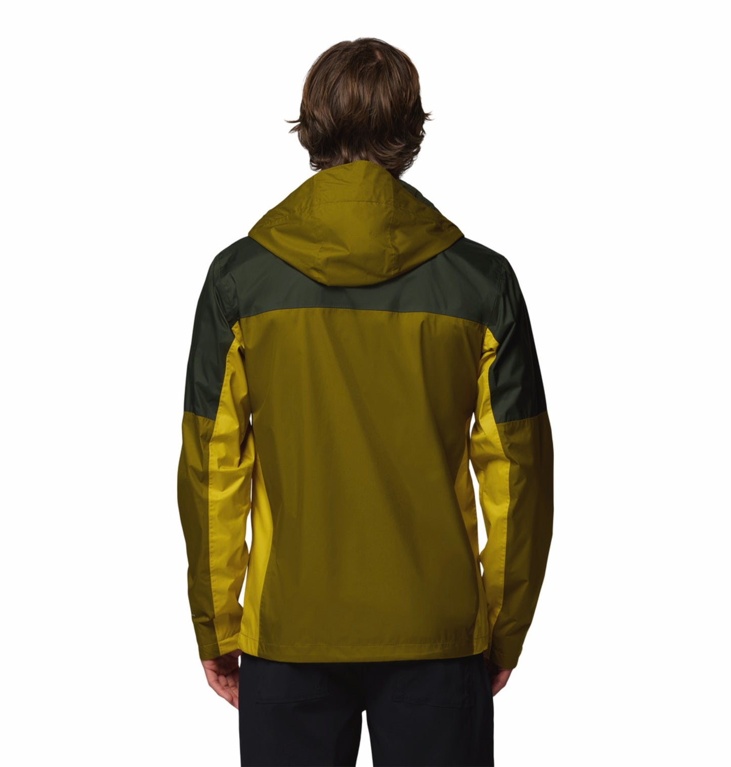 Columbia Men's Olive Green Omni-Tech Inner Limits III Waterproof Rain Jacket