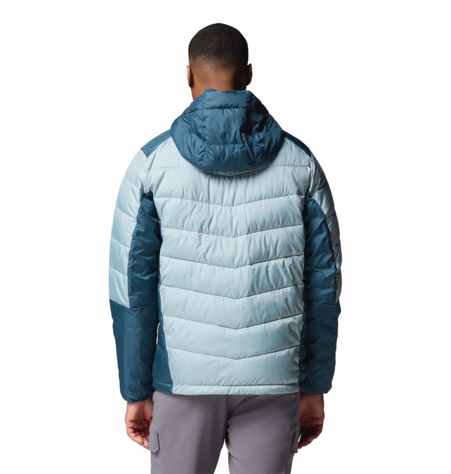 Columbia Men Blue OmniHeat Infinity Labyrinth Loop II Down Jacket