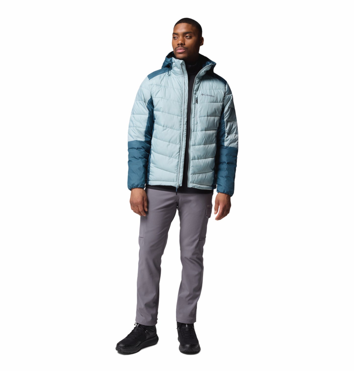 Columbia Men Blue OmniHeat Infinity Labyrinth Loop II Down Jacket