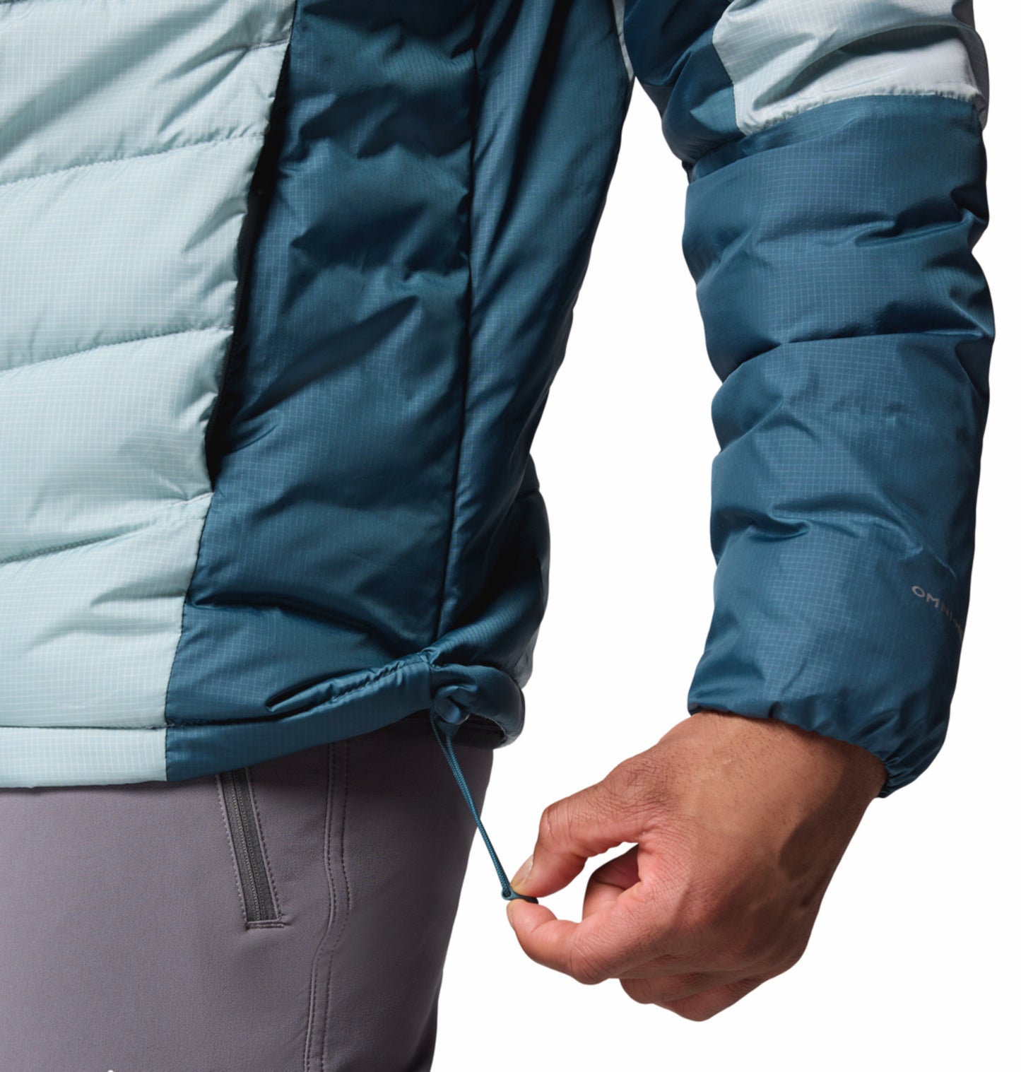 Columbia Men Blue OmniHeat Infinity Labyrinth Loop II Down Jacket