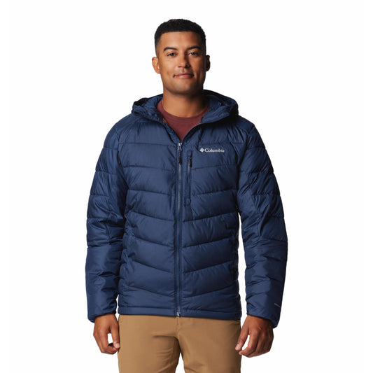 Columbia Men Blue Omni-Heat Infinity Labyrinth Loop II Hooded Jacket