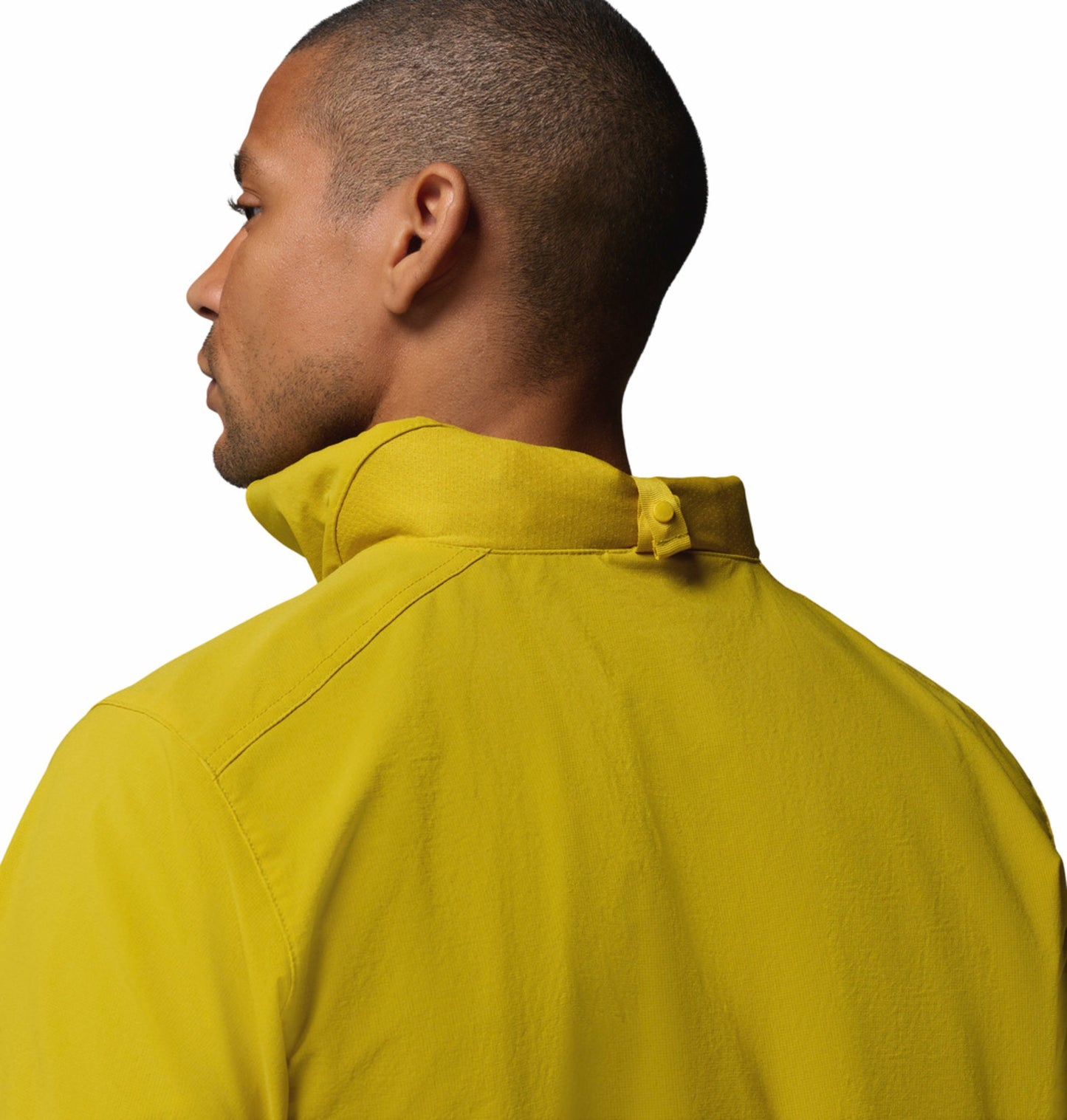 Columbia Men Yellow Omni-Shield Trailborne Windbreaker