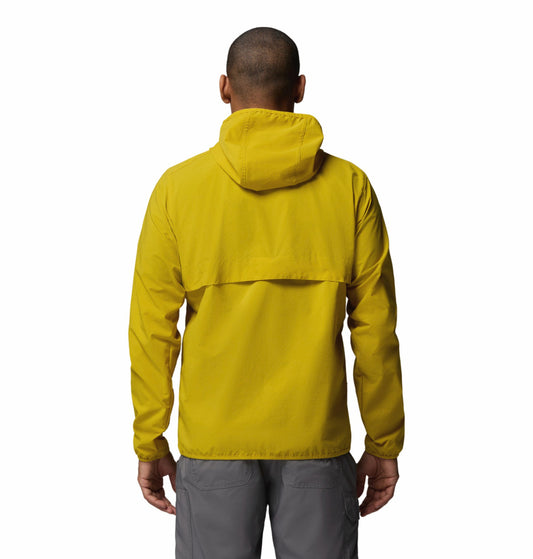 Columbia Men Yellow Omni-Shield Trailborne Windbreaker