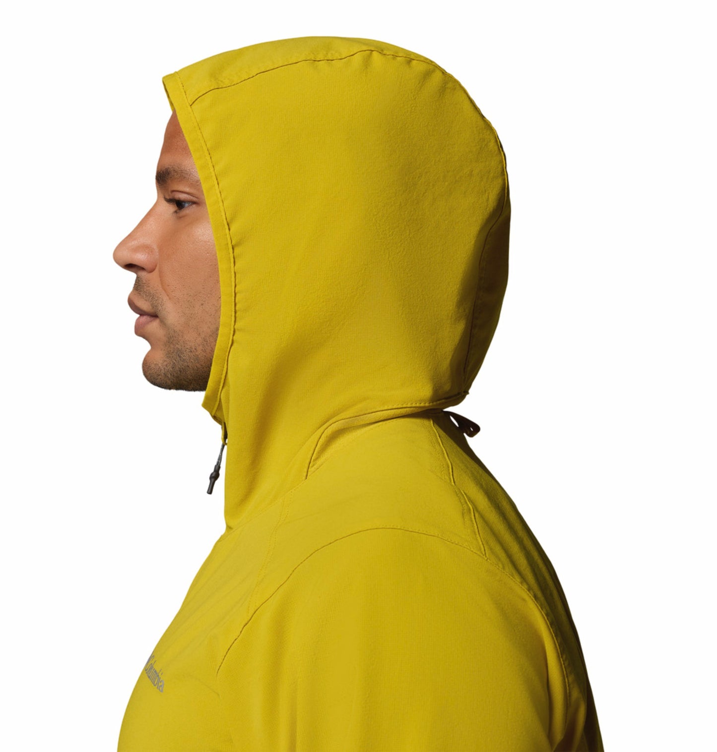 Columbia Men Yellow Omni-Shield Trailborne Windbreaker
