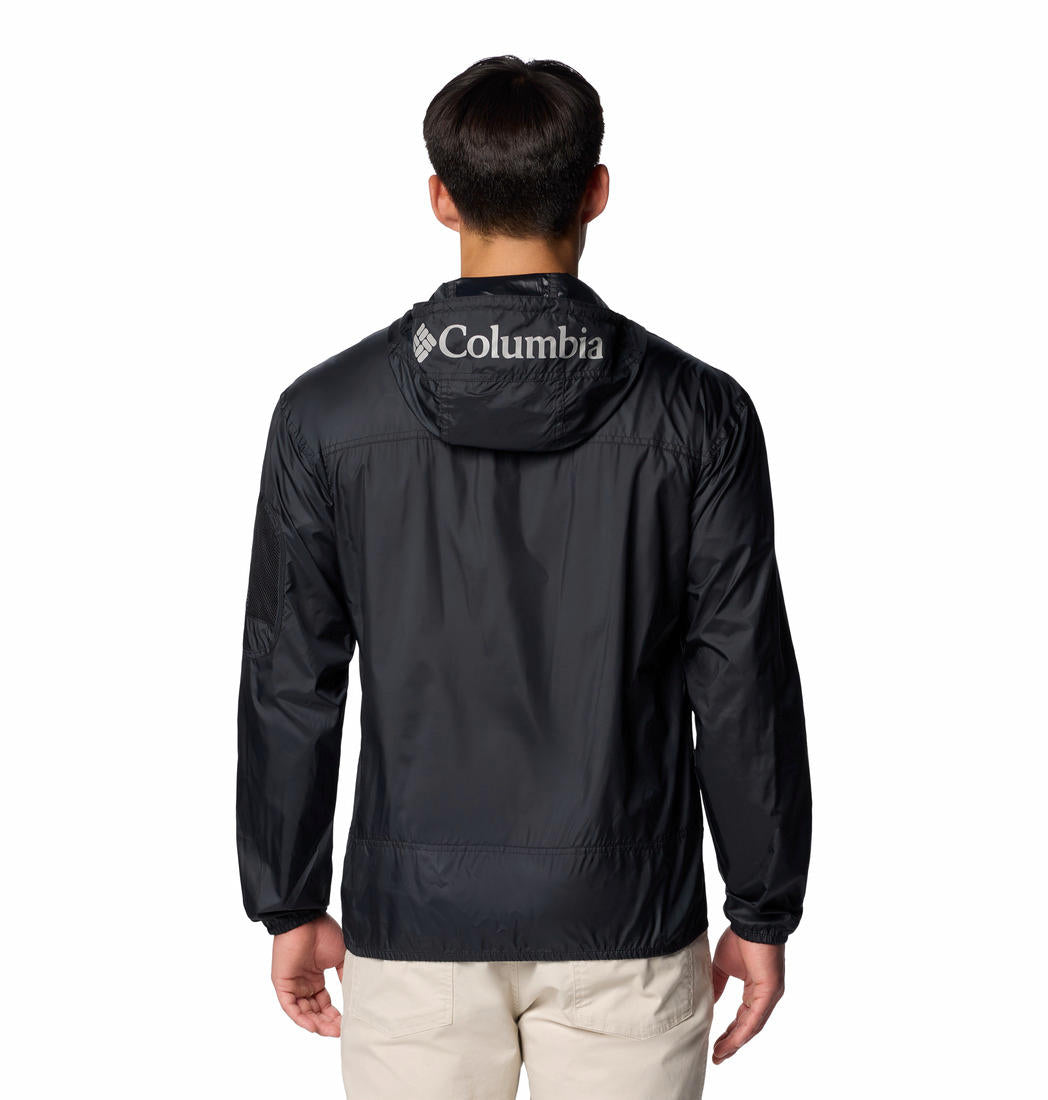 Columbia Mens Black Challenger II Windbreaker