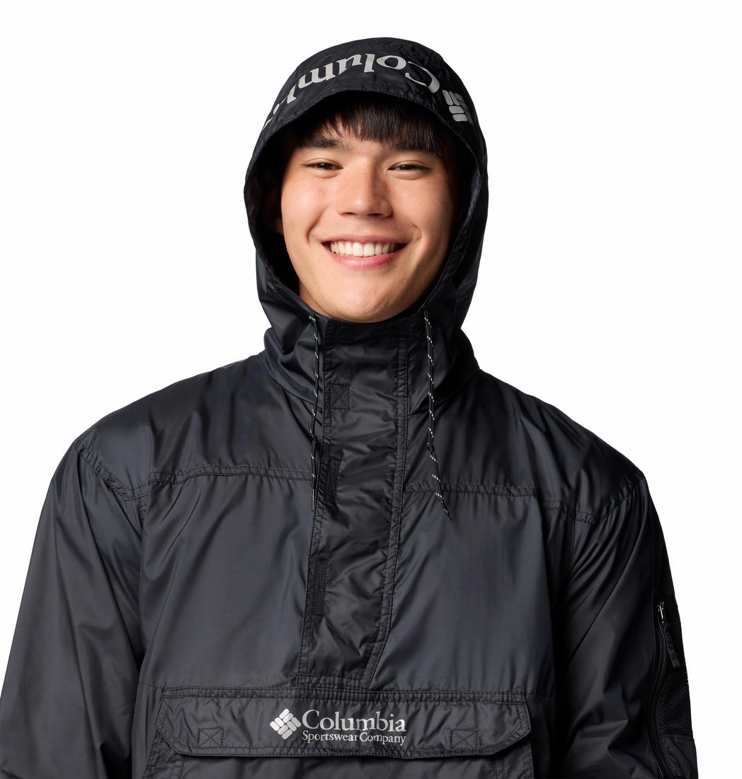 Columbia Mens Black Challenger II Windbreaker
