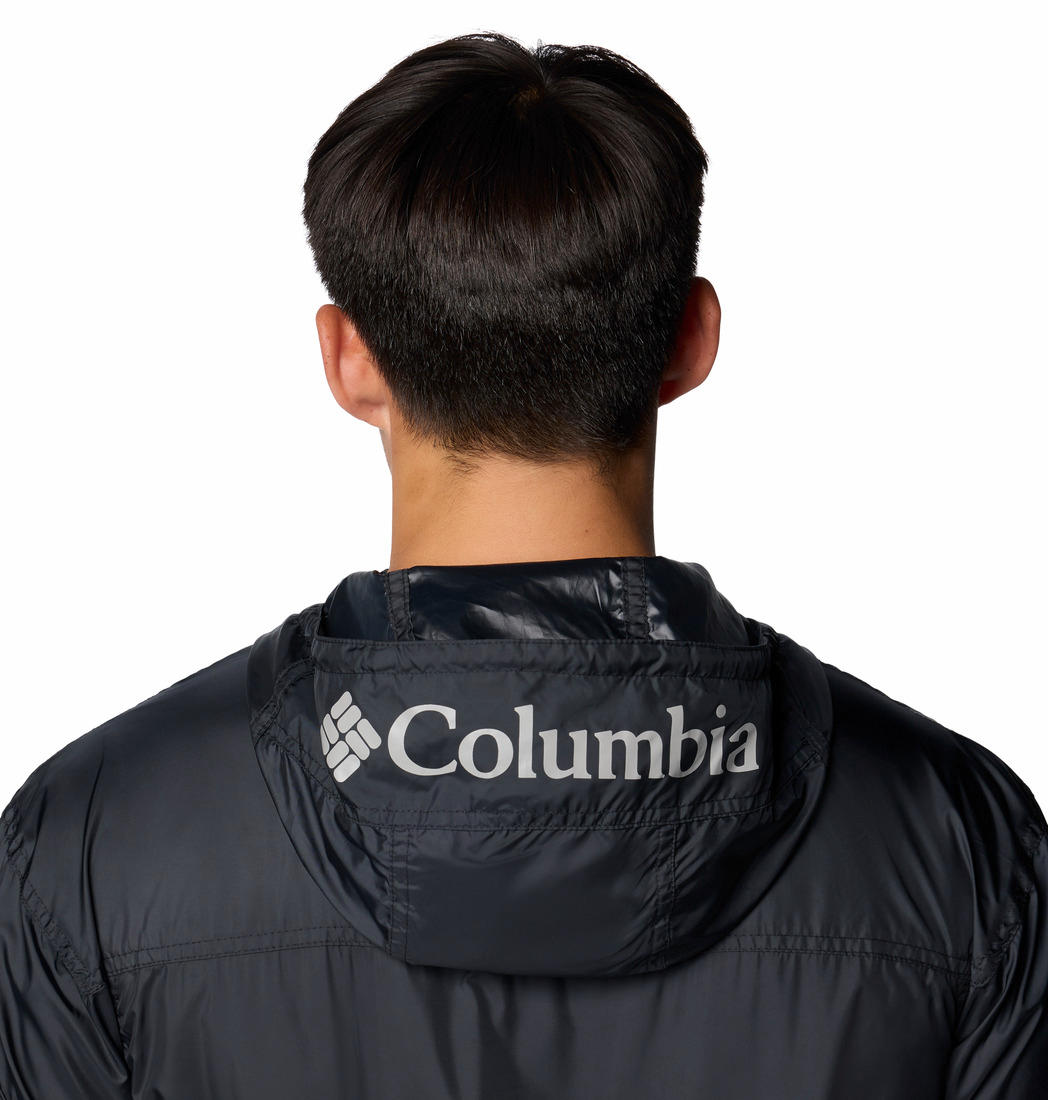 Columbia Mens Black Challenger II Windbreaker