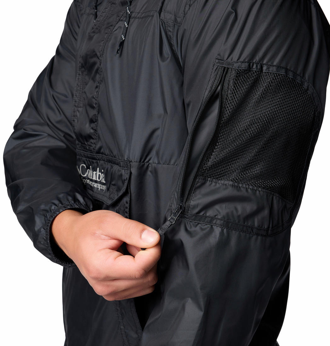 Columbia Mens Black Challenger II Windbreaker