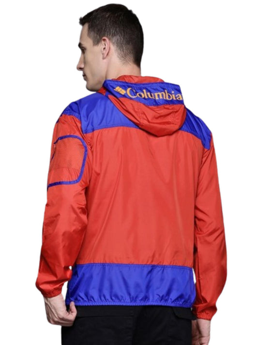 Columbia Mens Red Challenger II Windbreaker