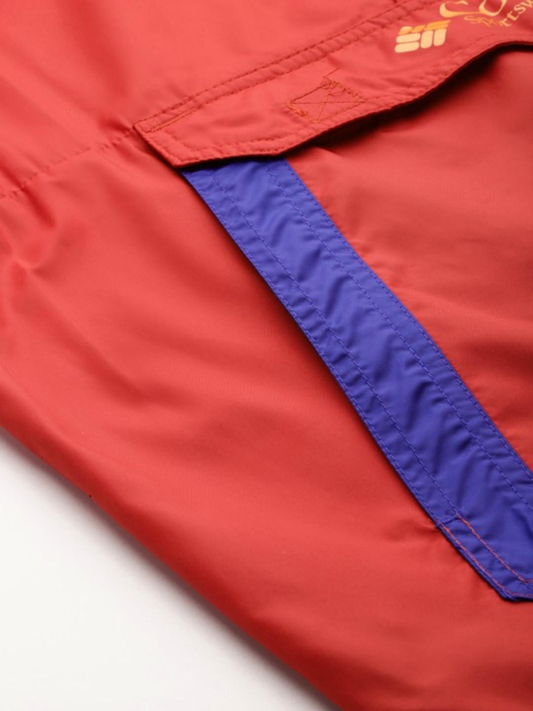 Columbia Mens Red Challenger II Windbreaker