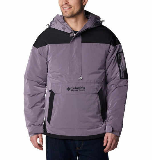 Columbia Men Grey Challenger Remastered Pullover Jacket