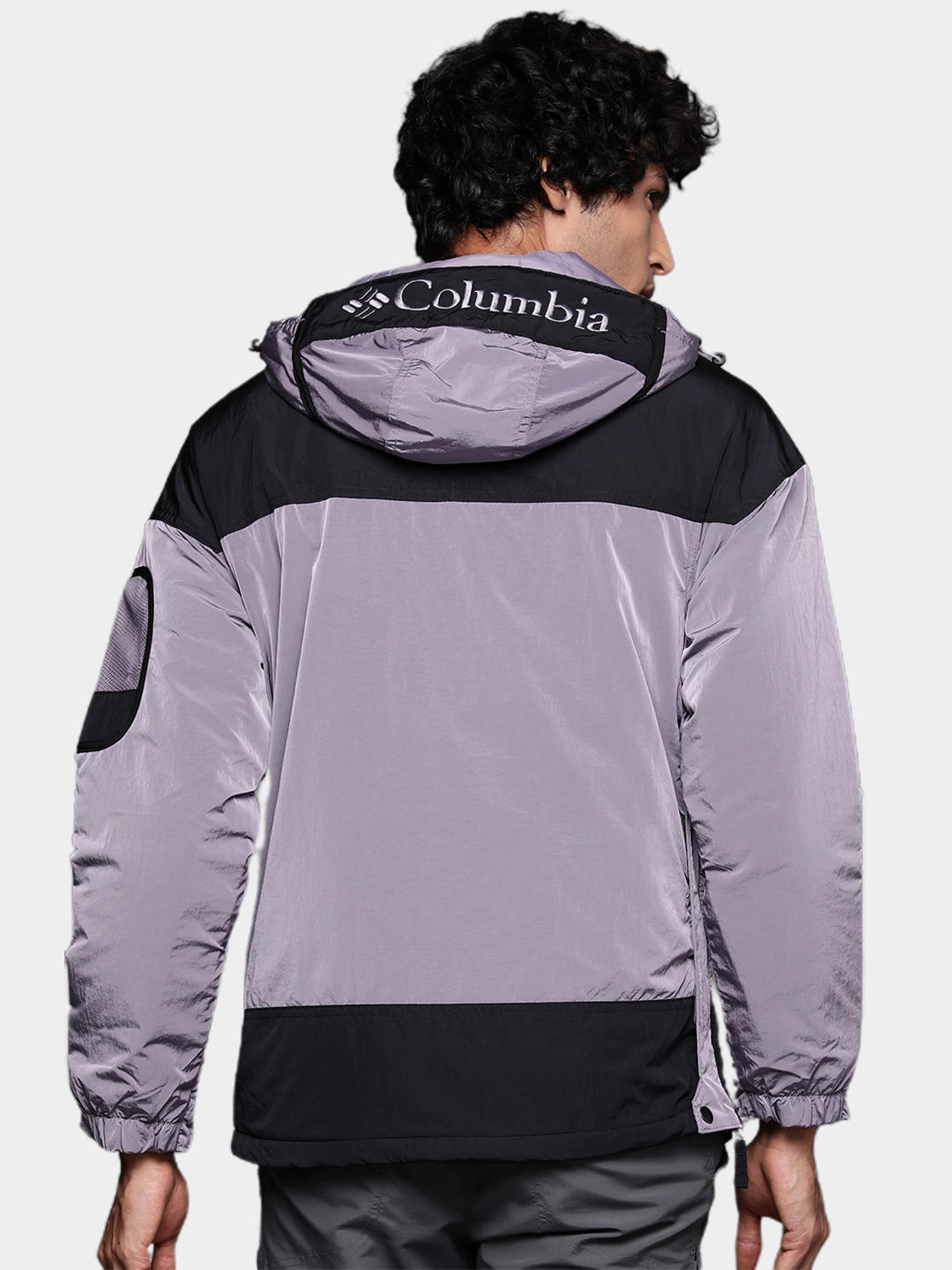 Columbia Men Grey Challenger Remastered Pullover Jacket