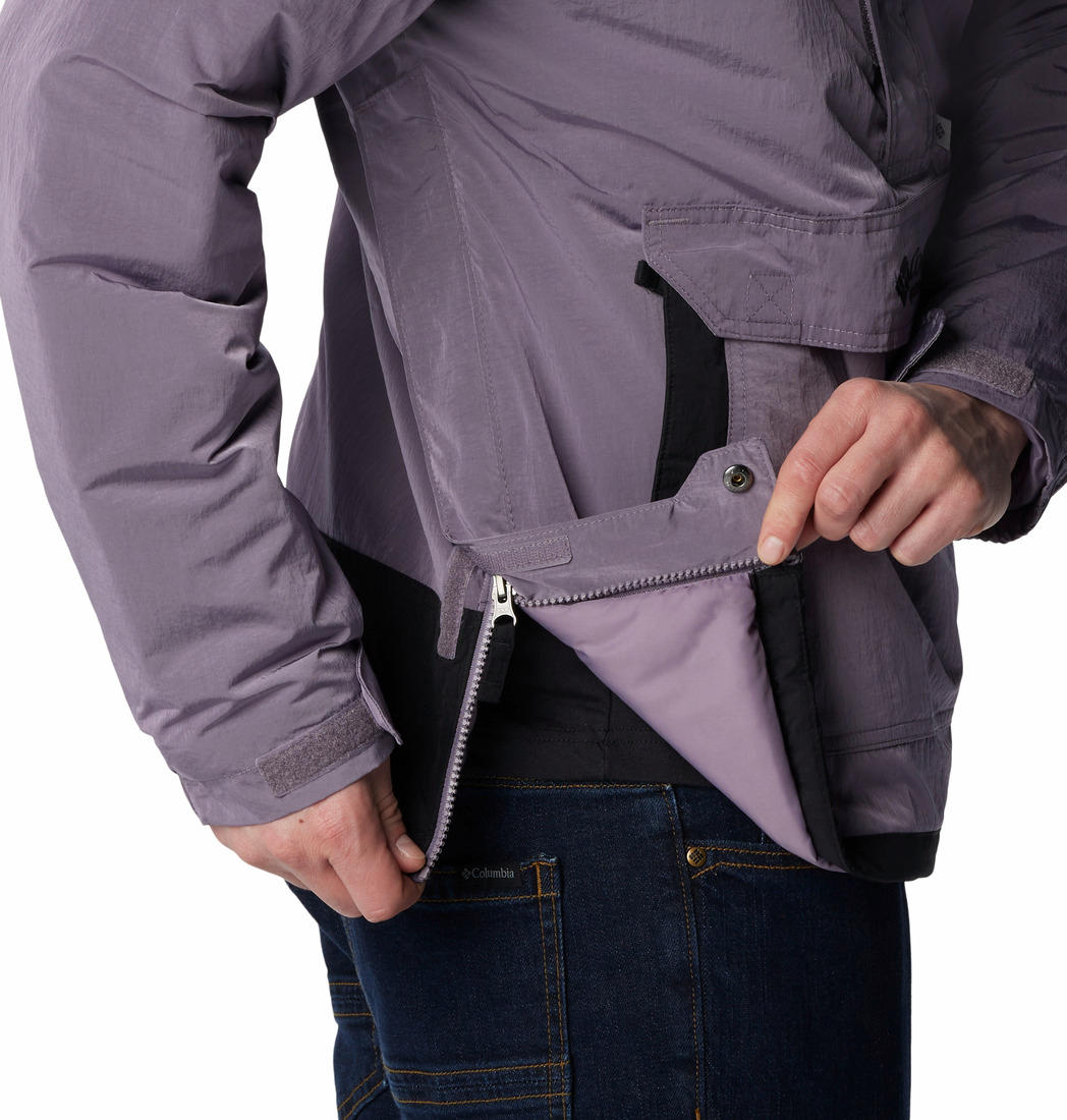 Columbia Men Grey Challenger Remastered Pullover Jacket