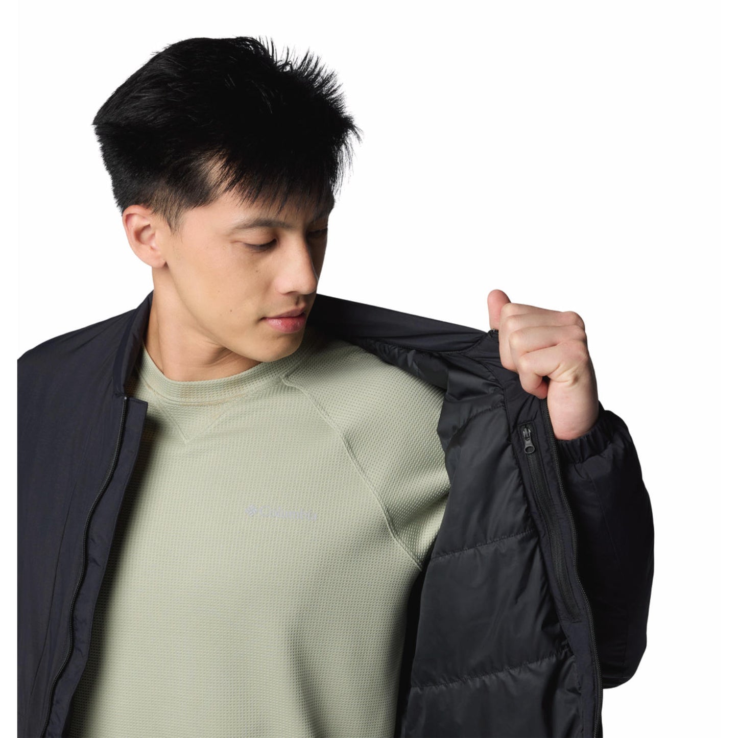 Columbia Mens Black Black Mesa Jacket