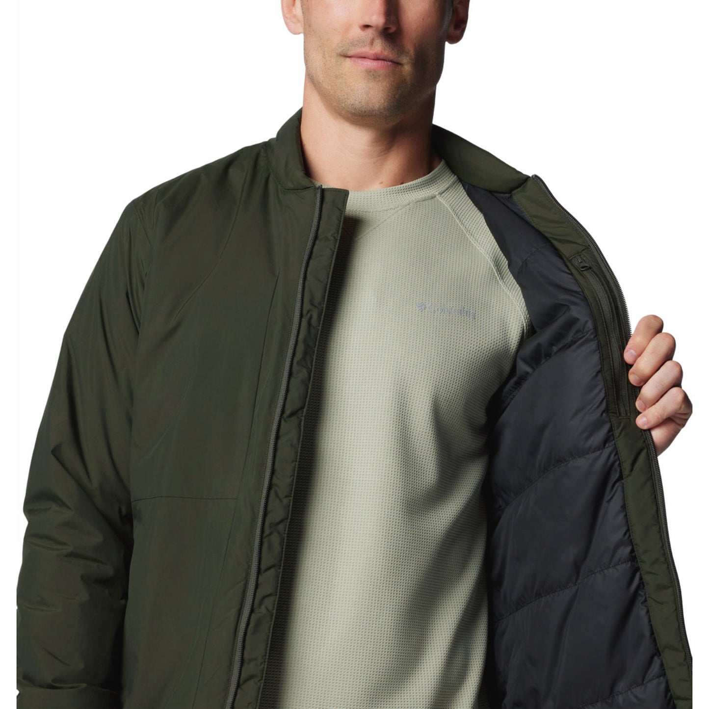 Columbia Mens Green Black Mesa Jacket