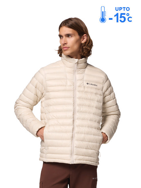 Columbia Men Beige Omni-Shield Corelite Down Jacket