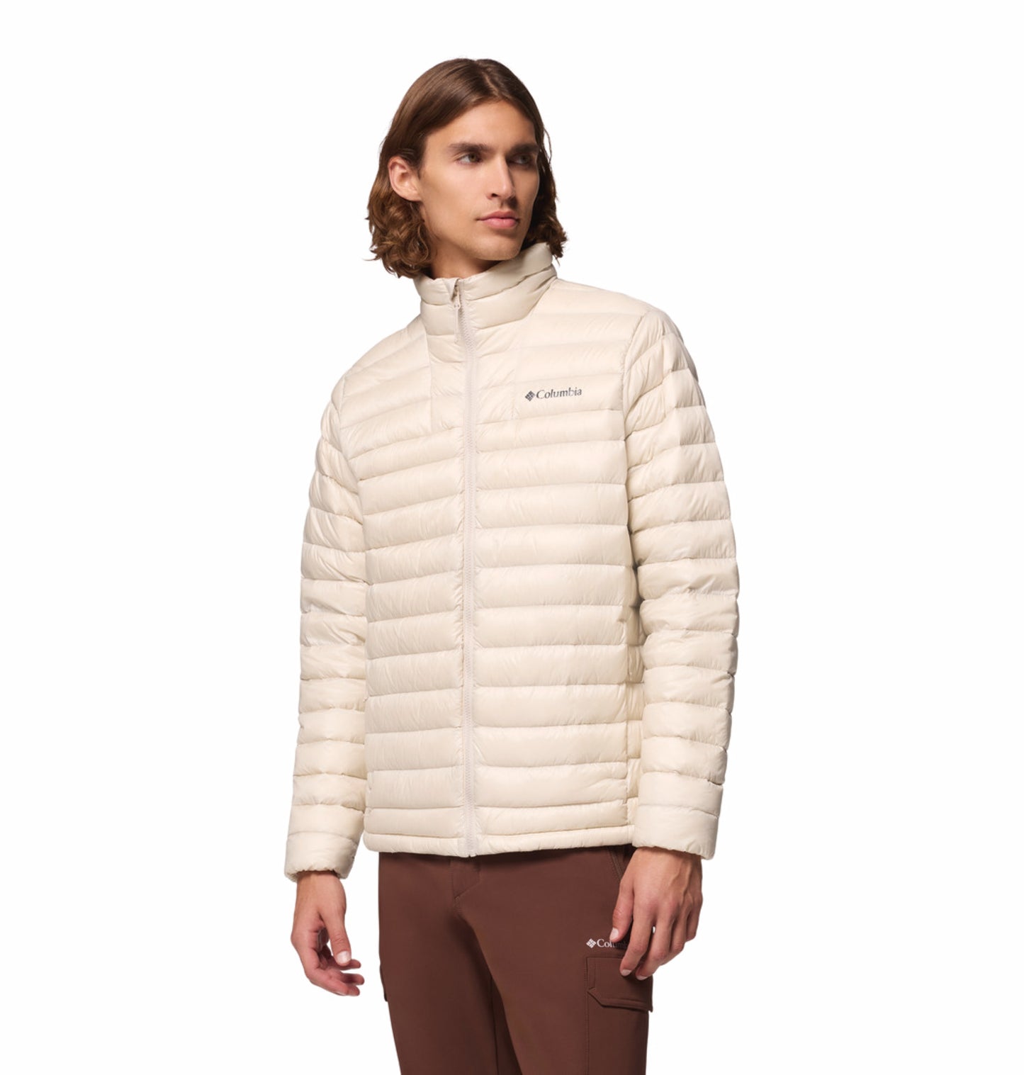 Columbia Men Beige Omni-Shield Corelite Down Jacket