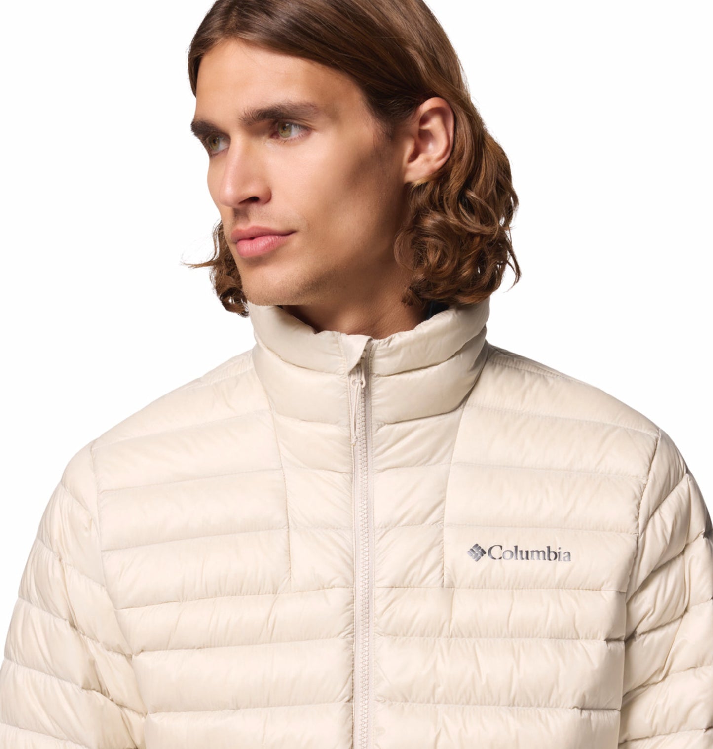 Columbia Men Beige Omni-Shield Corelite Down Jacket