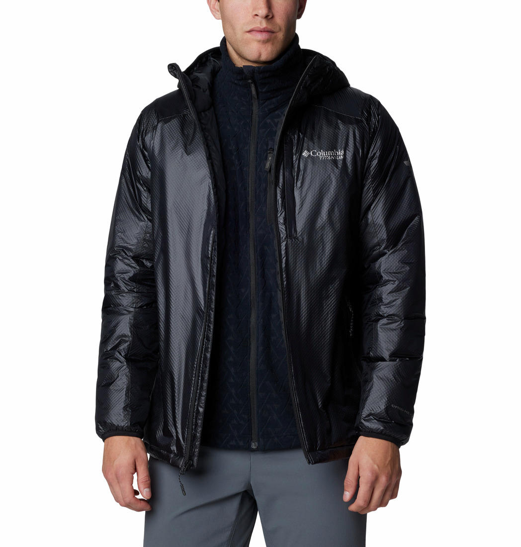 Columbia Men Black Arch Rock II Hooded Jacket