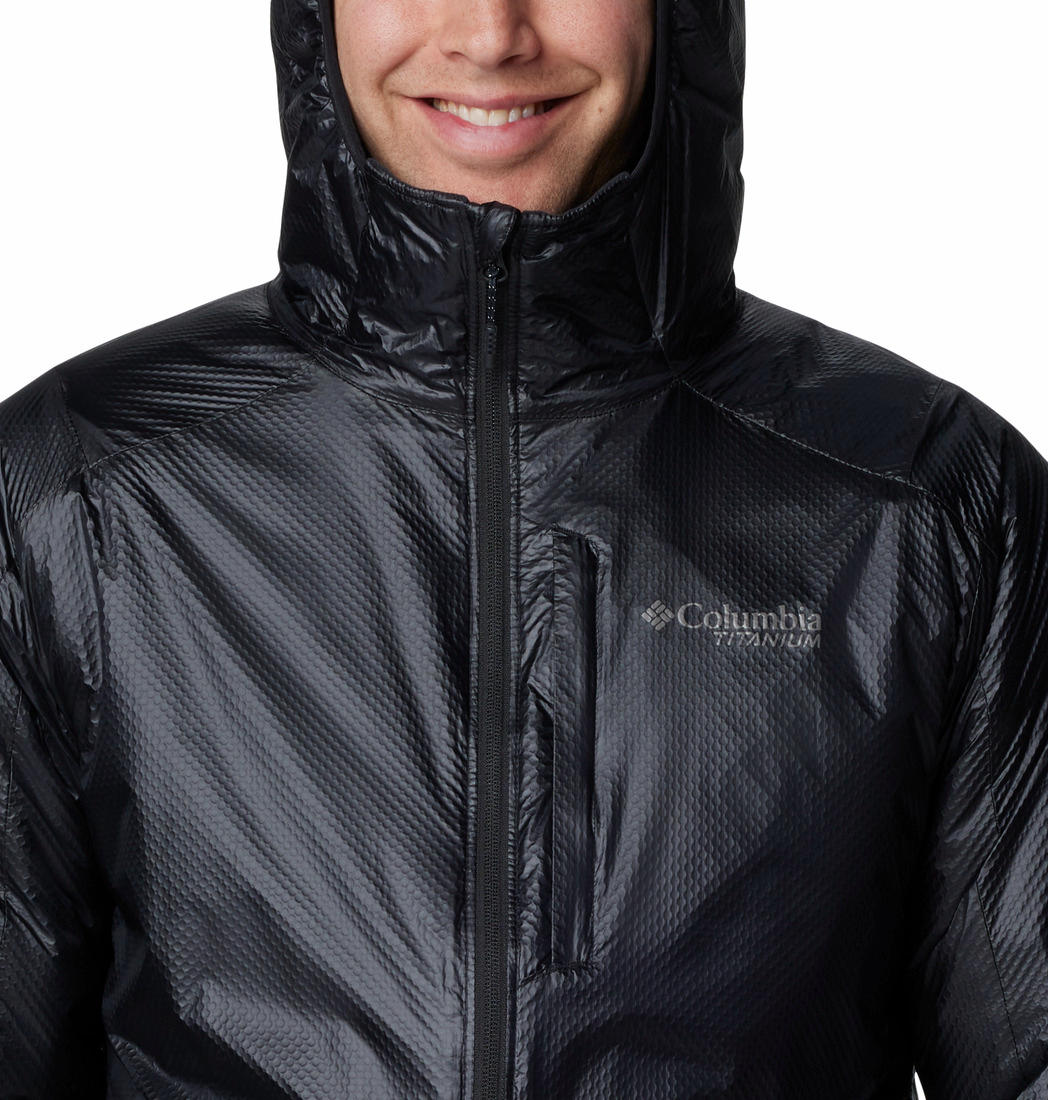 Columbia Mens Black Arch Rock II Hooded Jacket