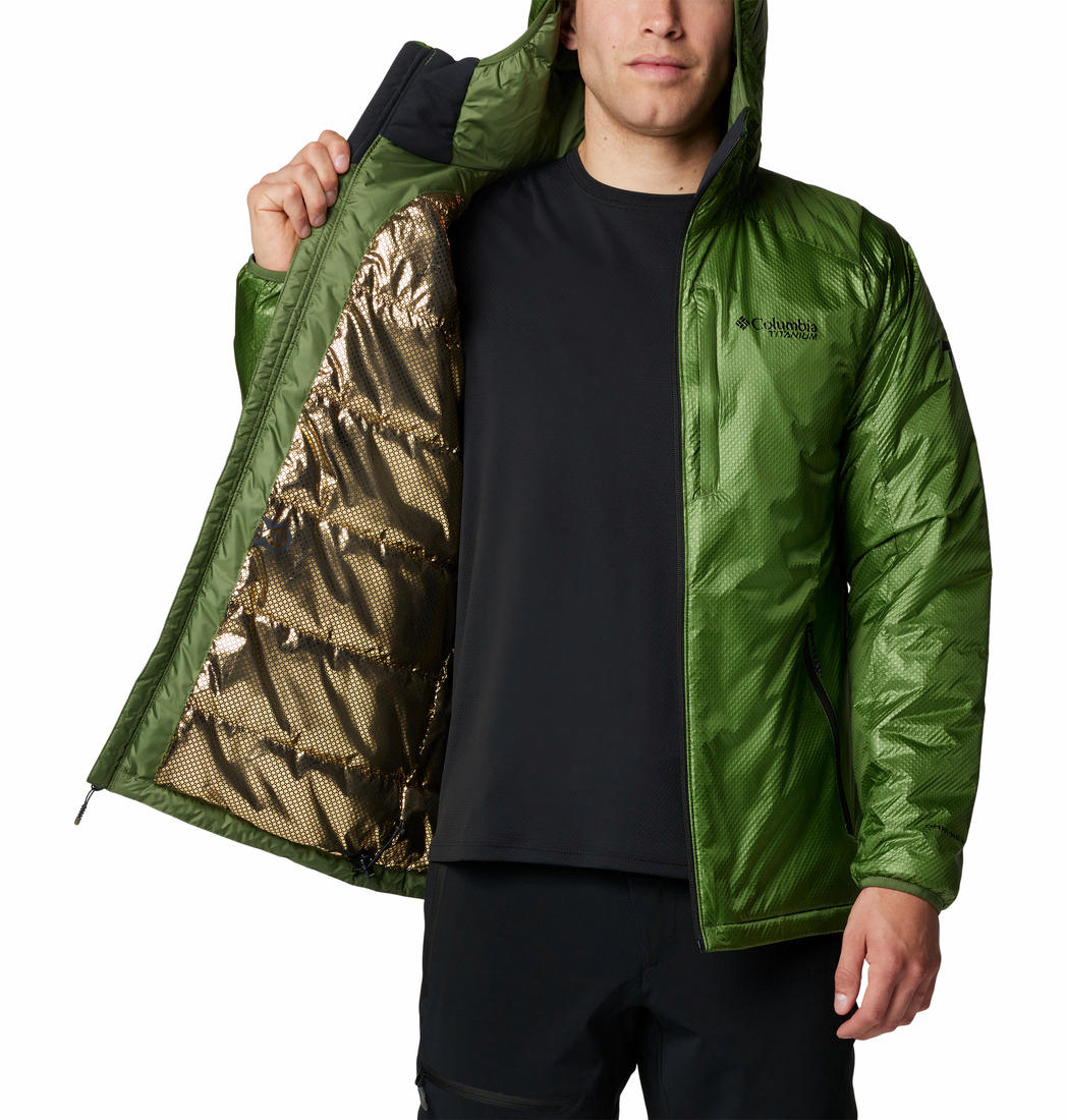 Columbia Mens Green Arch Rock II Hooded Jacket
