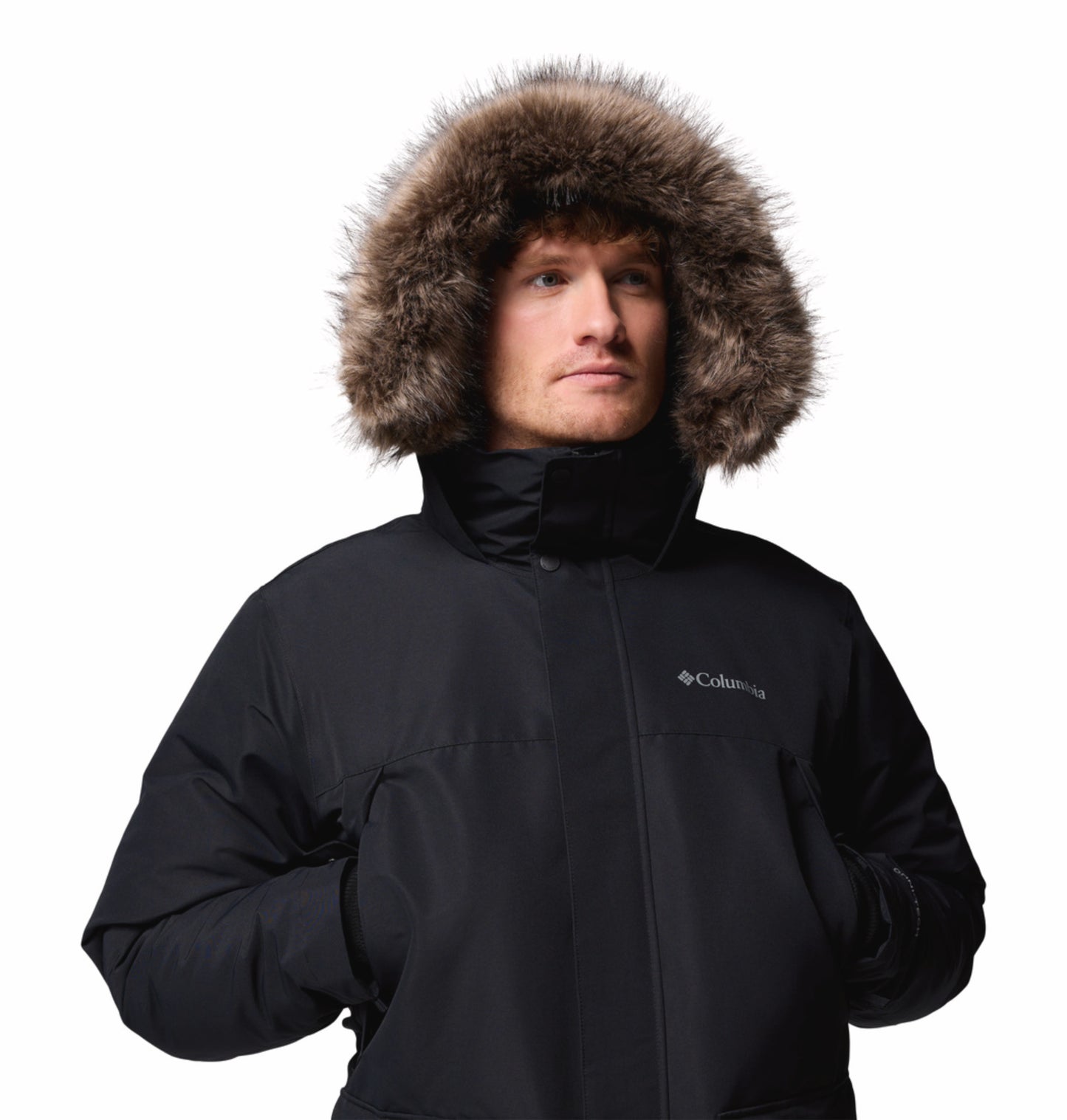 Columbia Men Black OmniHeat Infinity Cape Ridge Parka Jacket