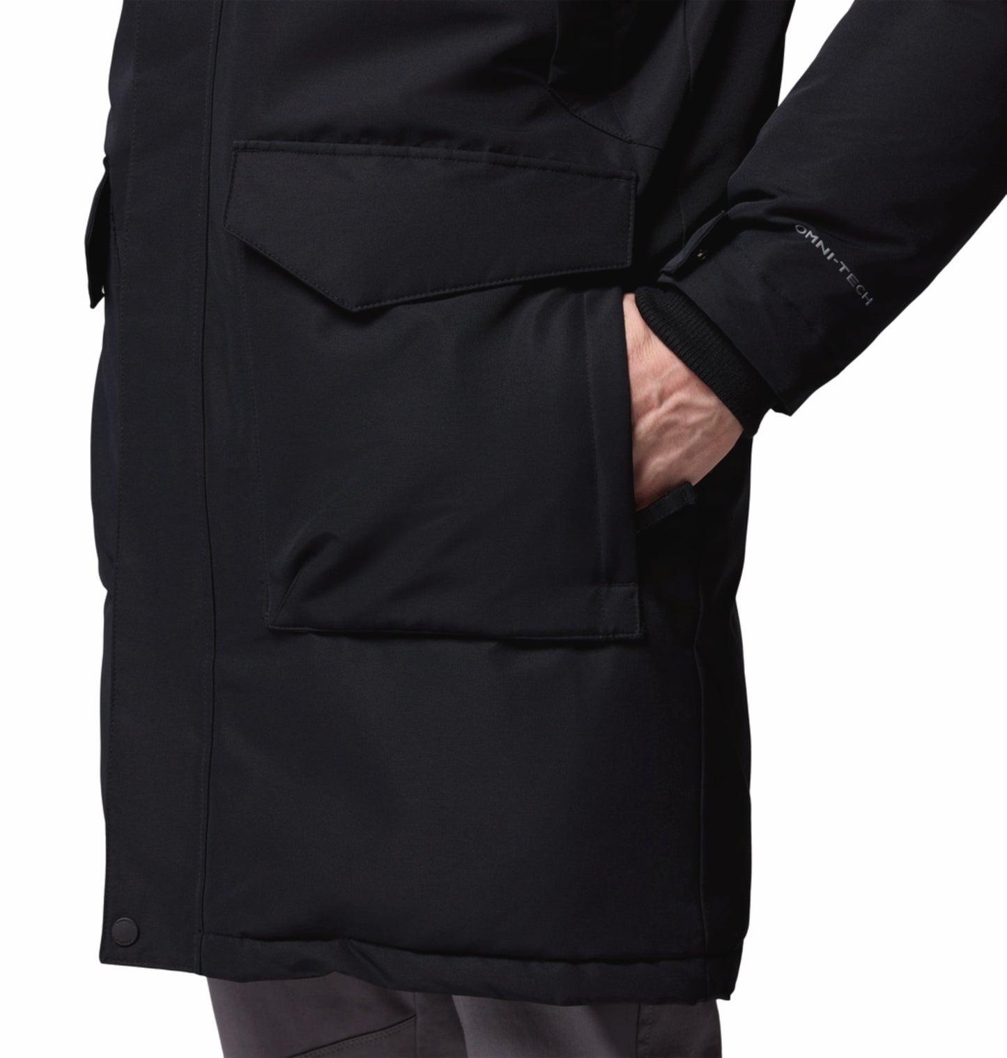 Columbia Men Black OmniHeat Infinity Cape Ridge Parka Jacket
