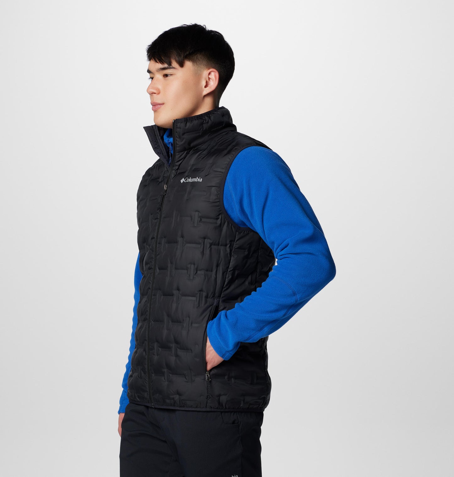 Columbia Mens Black Delta Ridge II Down Vest