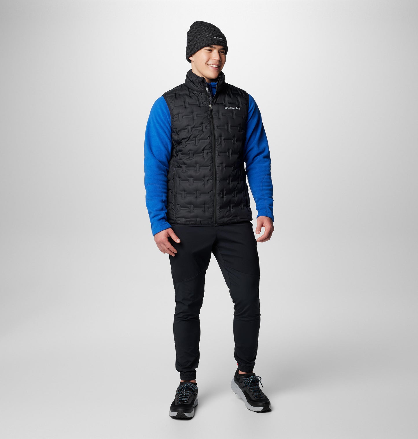 Columbia Mens Black Delta Ridge II Down Vest