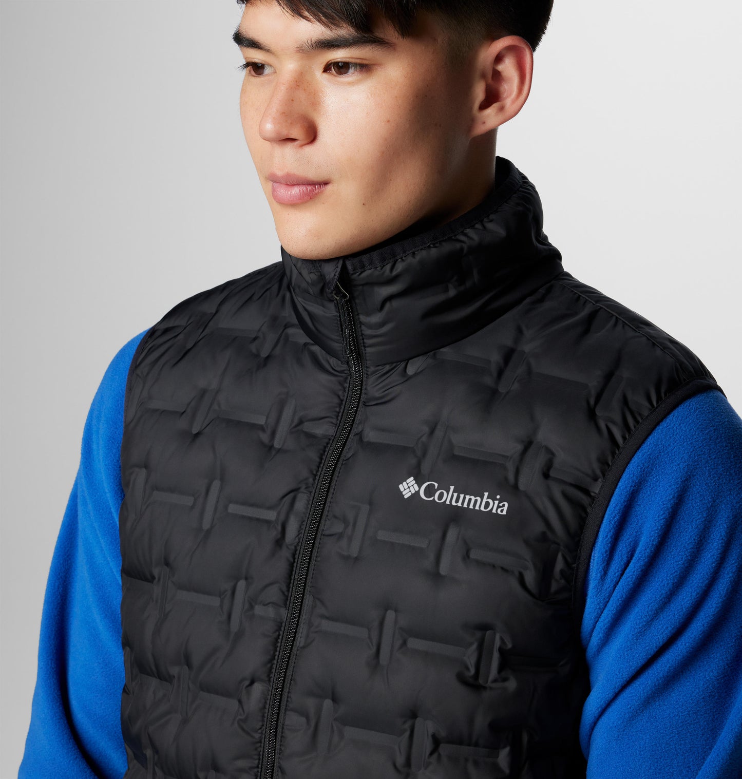 Columbia Mens Black Delta Ridge II Down Vest