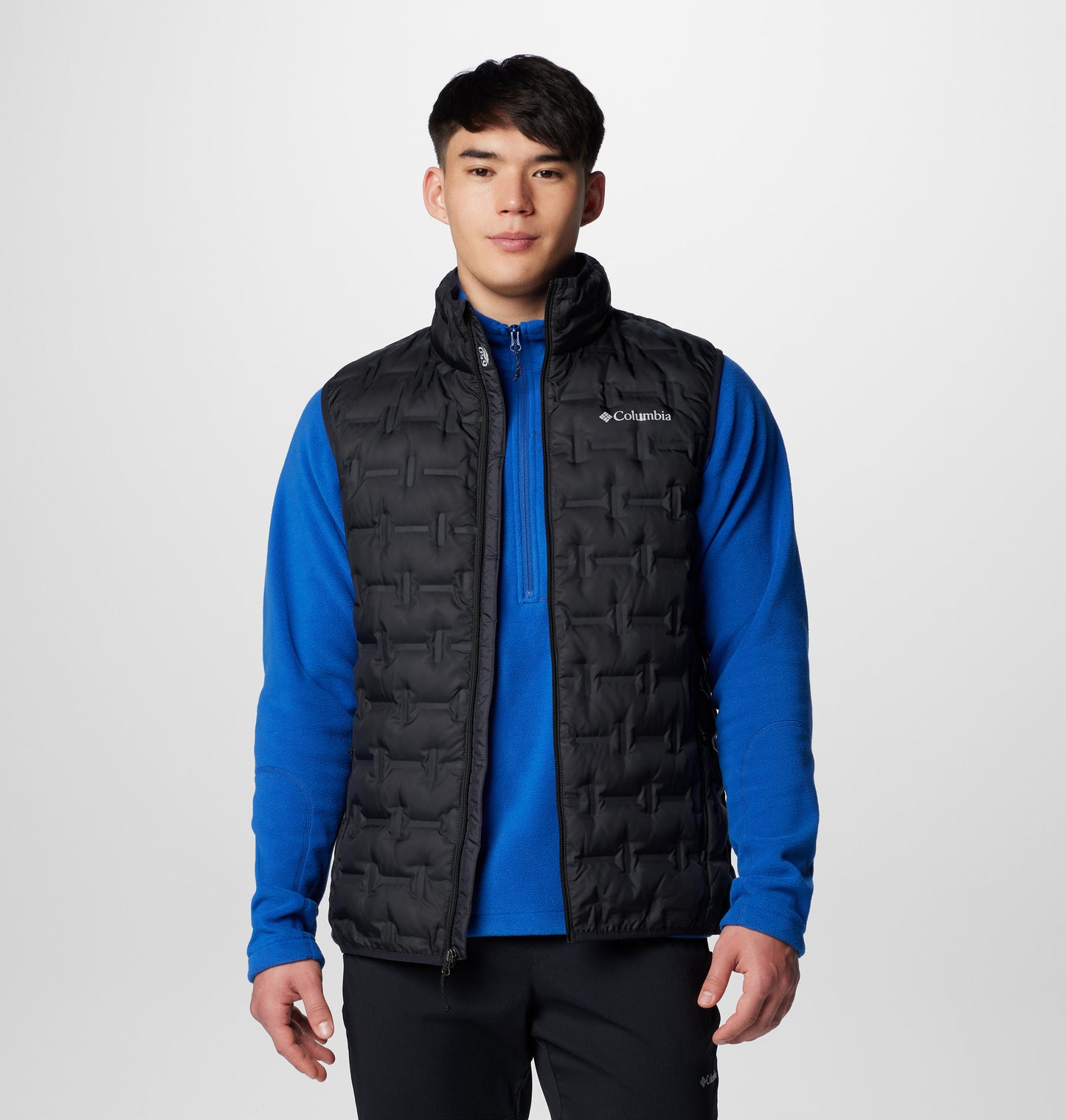 Columbia Mens Black Delta Ridge II Down Vest