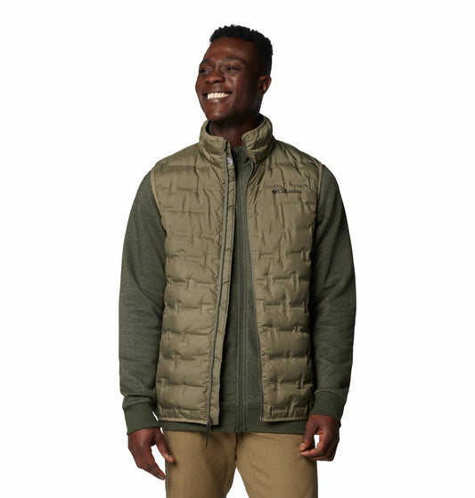 Columbia Mens Olive Delta Ridge II Down Vest