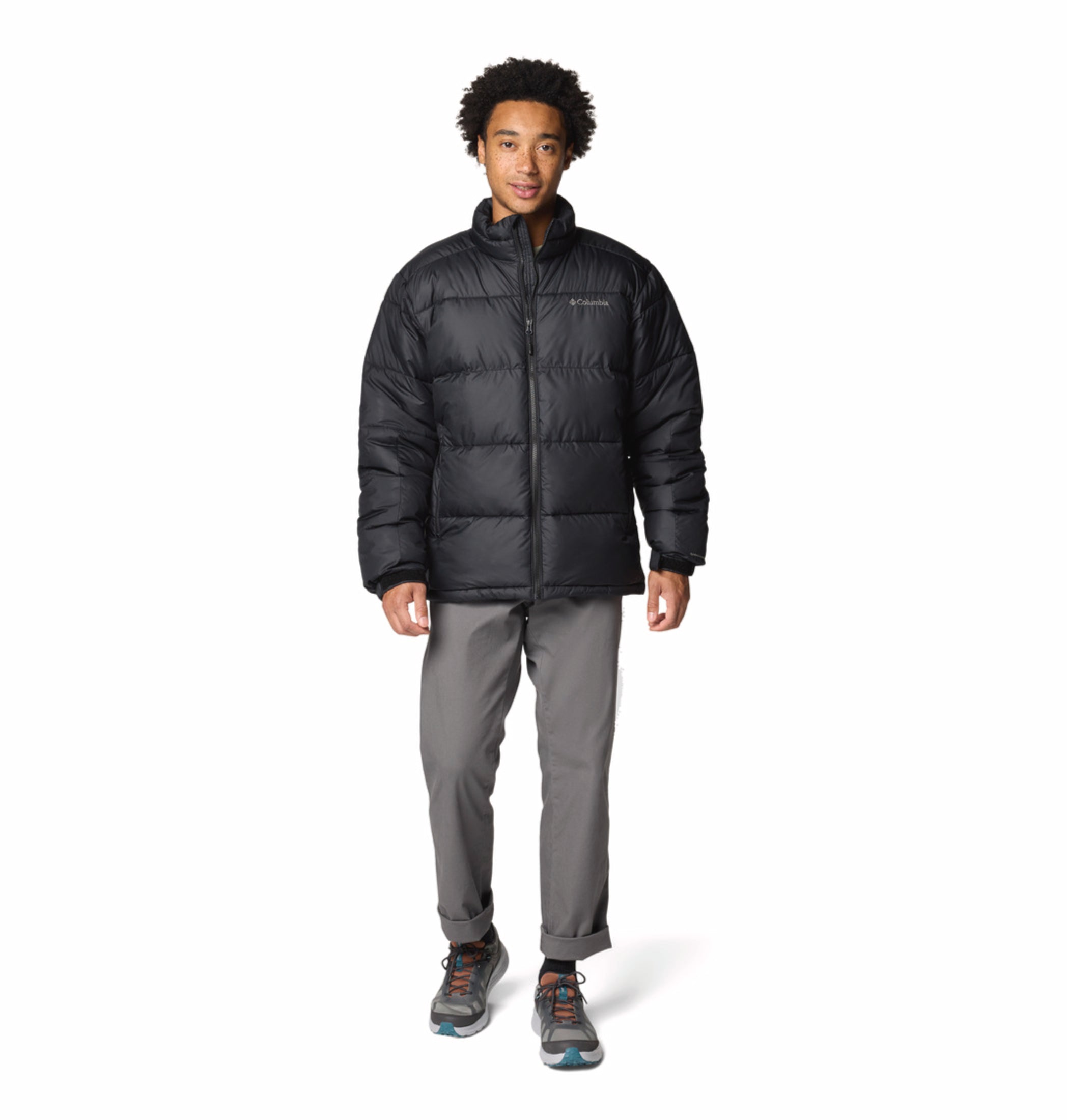 men black omni heat reflective pike lake ii down jacket