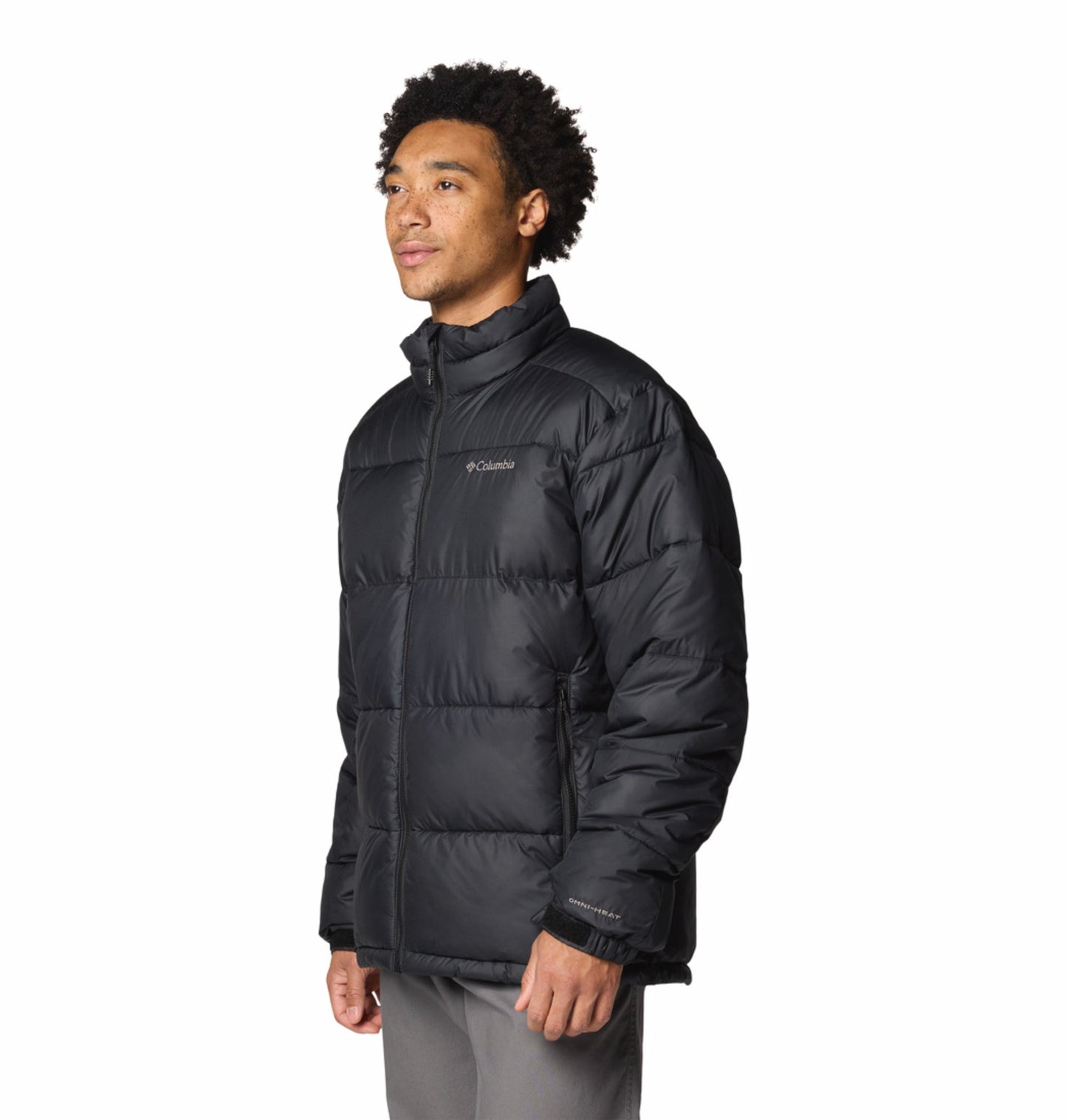 men black omni heat reflective pike lake ii down jacket