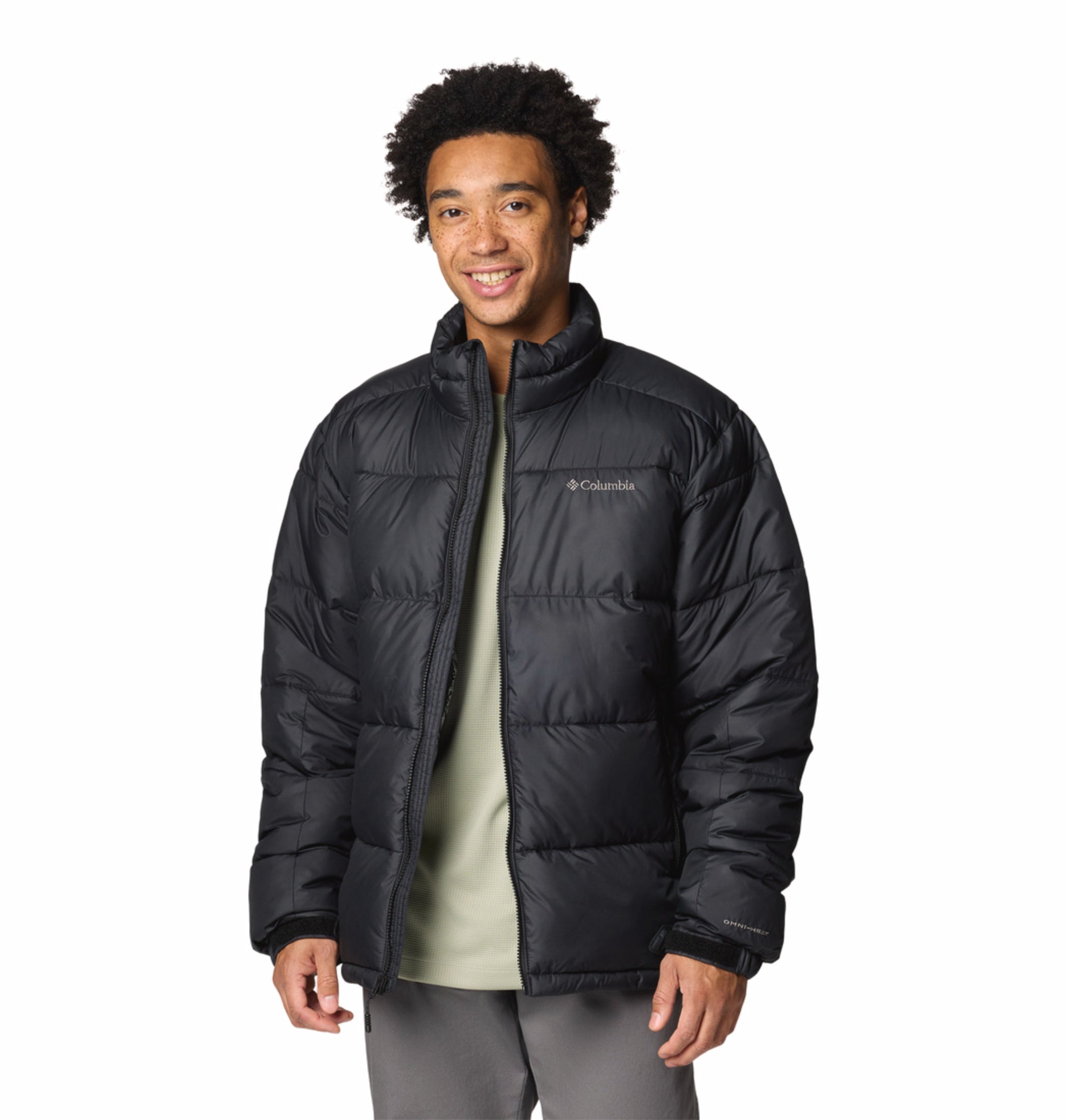 men black omni heat reflective pike lake ii down jacket
