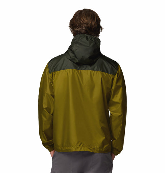 Columbia Men’s Olive Green Omni-Shade Discovery Loop Windbreaker Jacket