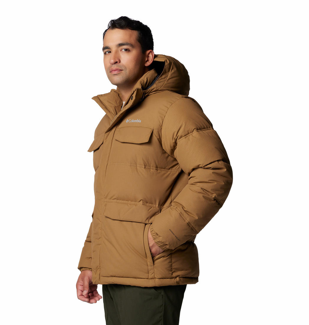 Columbia Mens Brown Landroamer Puffer Jacket